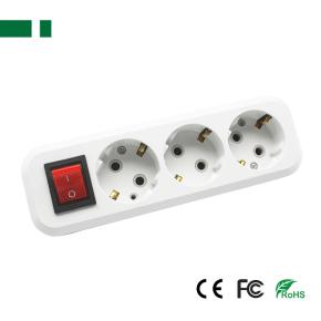 C-PD5823 3-Way 16A EU Standard Without Cable With Button Power Strip