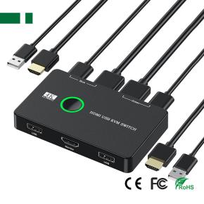 CHM-402UA-4K 2*1 4K@60Hz HDMI USB Switcher