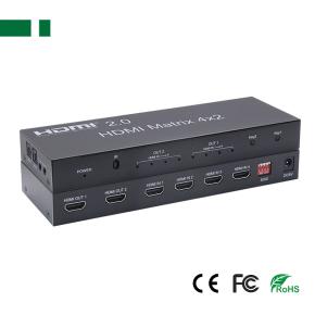 CHM-M0402B 4K@60Hz HDMI Matrix 4*2 with Audio