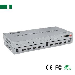 CHM-0404B 4K@60Hz HDMI Matrix 4 Input 4 Output  with Audio