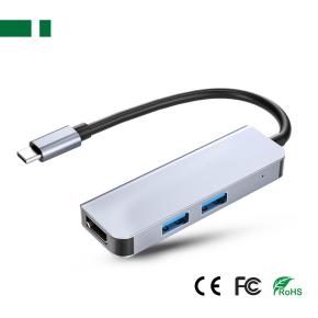 CHM-TC307 4K@30Hz USB-C to HDMI+ USB3.0+USB2.0 Adapter (3 in 1)