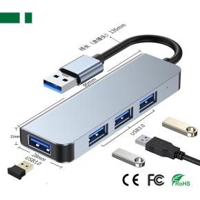 CHM-TC410 4-in-1 USB-C 3.0 to 4*USB 3.0 Adapter