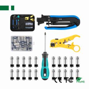 CKT-15 RG6 RG59 RG11 Coaxial Cable Crimping Tool Kit