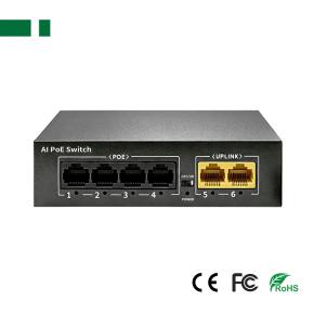 CPE-G3042A 6 Port 2KV Full Gigabit  AI POE Switch with Watchdog